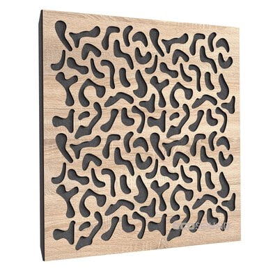 Купить acoustic panel ecosound boomerang lt-sonoma-oak 50 x 50 cm 33 mm latte по низкой цене