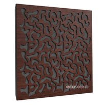 Acoustic panel Ecosound Boomerang Wenge 50 x 50 cm 33 mm brown