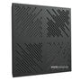 Купить acoustic panel ecosound 4diagonals hdf-black 50 x 50 cm 33 mm black по низкой цене