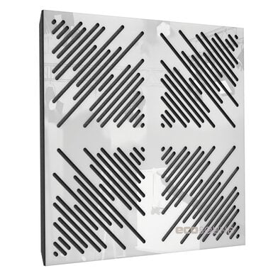 Купить acoustic panel ecosound 4diagonals plastic white 50 x 50 cm 33 mm по низкой цене