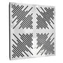 Купить acoustic panel ecosound 4diagonals plastic white 50 x 50 cm 33 mm по низкой цене