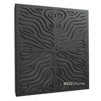 Acoustic panel Ecosound Chimera F HDF-Black 50 x 50 cm 33 mm black