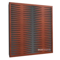 Acoustic panel Ecosound Backgammon Apple-Locarno 50 x 50 cm 33 mm brown