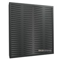 Acoustic panel Ecosound Backgammon HDF-Black 50 x 50 cm 33 mm black 