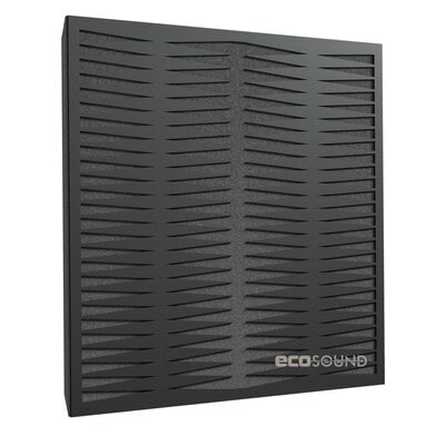 Купить acoustic panel ecosound backgammon hdf-black 50 x 50 cm 33 mm black  по низкой цене