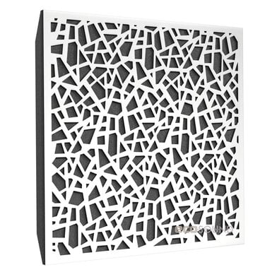 Купить acoustic panel ecosound ecoart white 50x50 cm 53mm  по низкой цене