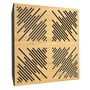 Купить acoustic panel ecosound 4diagonals sherwood-oak 50 x 50 cm 53 mm light oak по низкой цене