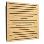 Купить acoustic panel ecosound ecopulse cream 50x50 cm 53mm light oak по низкой цене