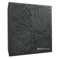 Acoustic panel Ecosound Chimera F HDF-Black 50 x 50 cm 53 mm black