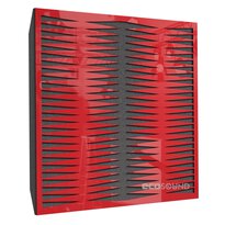 Acoustic panel Ecosound Backgammon Plastic Red 50 x 50 cm 53 mm