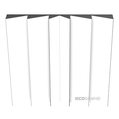 Acoustic diffuser diffuser Ecosound PINDIFF CRATER White 53mm 50x50 cm 