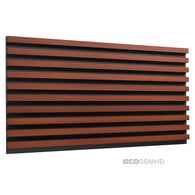 Acoustic panel Ecosound Comb XXL Apple-Locarno 200 x 100 cm 53 mm brown 53 mm