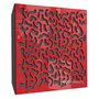 Купить acoustic panel ecosound boomerang plastic red 50 x 50 cm 73 mm по низкой цене