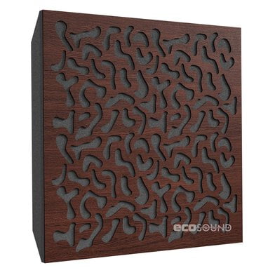 Купить acoustic panel ecosound boomerang wenge 50 x 50 cm 73 mm brown по низкой цене