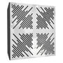 Купить acoustic panel ecosound 4diagonals plastic white 50 x 50 cm 73 mm по низкой цене