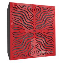 Acoustic panel Ecosound Chimera F Plastic Red 50 x 50 cm 73 mm