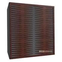 Acoustic panel Ecosound Backgammon Wenge 50 x 50 cm 73 mm brown