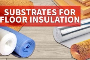 Underlays for floor insulation