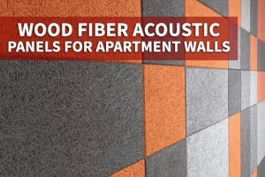 Wood Fiber Acoustic Panels for Apartment Walls