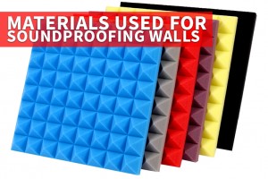 Materials used for soundproofing walls