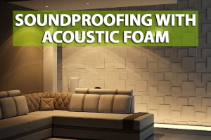 Soundproofing with acoustic foam