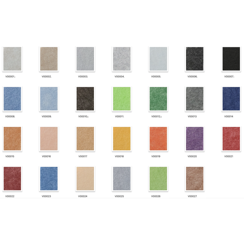 Ecosound Felt 1200 x 600mm Orange Acoustic Desk Screen for Office Desks, Available in Assorted Colors