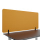 Ecosound Felt 1200 x 600mm Orange Acoustic Desk Screen for Office Desks, Available in Assorted Colors