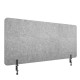 Ecosound Felt 1200 x 600mm Orange Acoustic Desk Screen for Office Desks, Available in Assorted Colors