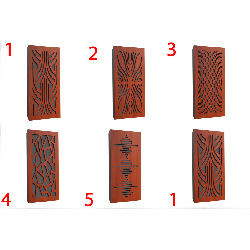 Ecosound EcoartXL Wood acoustic panel 50x25cm 33mm assorted colors 