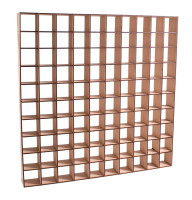 Acoustic diffuser Ecosound Radiator 50x50 cm 50mm light oak color