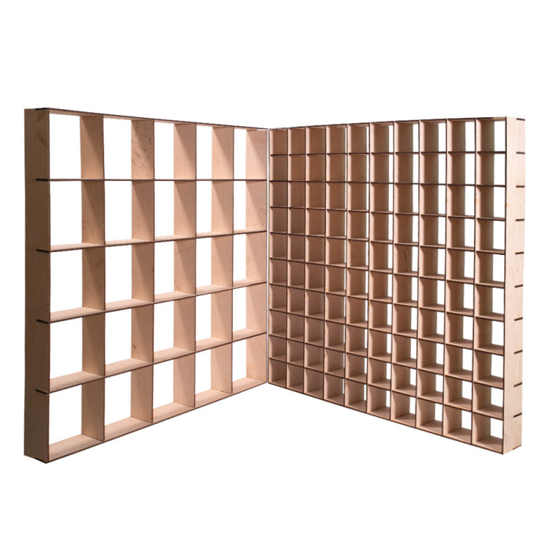 Acoustic diffuser Ecosound Radiator 50x50 cm 50mm Color light oak