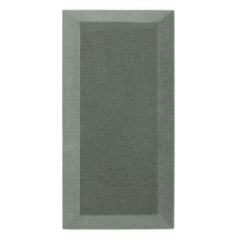 Velvet acoustic panel made of acoustic foam Ecosound Velvet Gray 50x25cm 50mm Color Grey