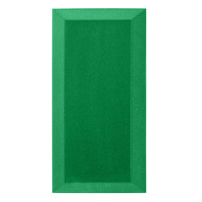 Velvet acoustic panel made of acoustic foam Ecosound Velvet Green 50x25cm 50mm 
