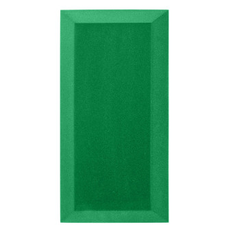 Velvet acoustic panel made of acoustic foam Ecosound Velvet Green 50x25cm 50mm 