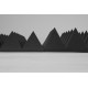 Acoustic foam panel Ecosound pyramid XLmini 120mm 0.6x0.6m Graphite black