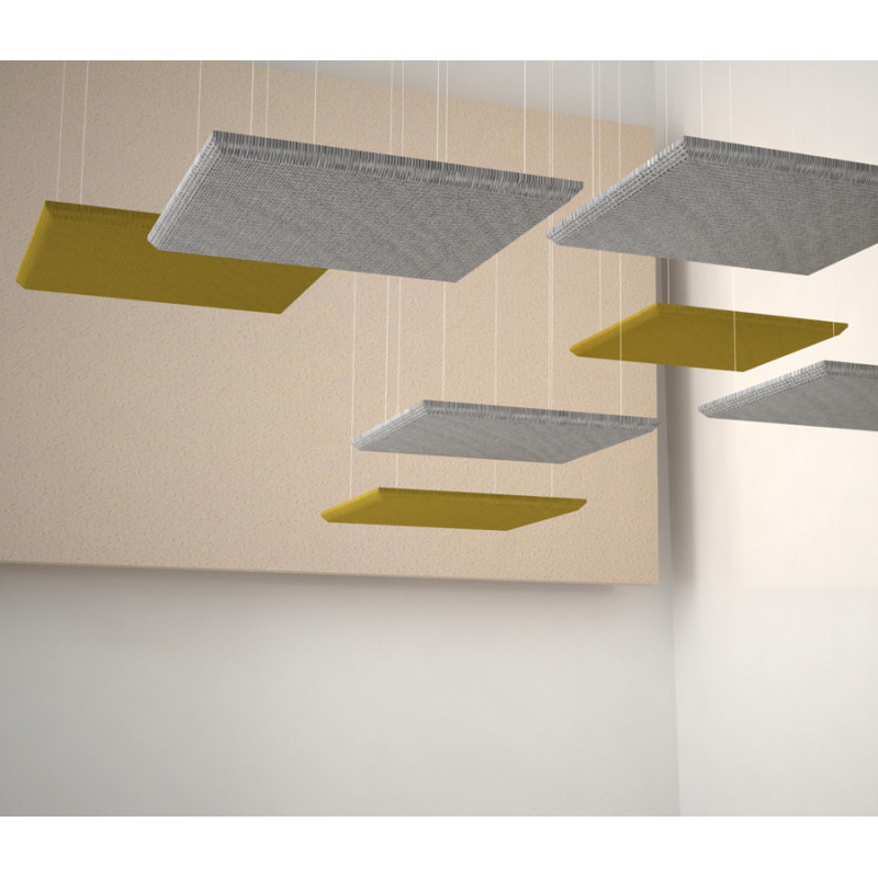 Ecosound Quadro Green Suspended Sound Absorbing Panel 50mm 1x1m 