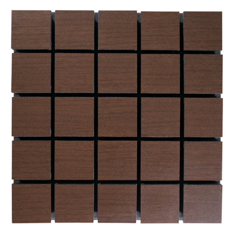 Acoustic panel Ecosound Tetras Wood Brown 50x50cm 53mm 