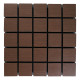 Acoustic panel Ecosound Tetras Wood Brown 50x50cm 53mm 