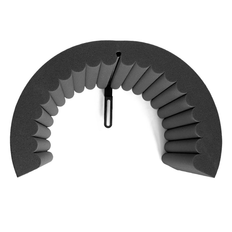 Acoustic shield for microphone Ecosound Ecos Wave 53x40cm 80mm graphite black