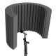 Acoustic shield for microphone Ecosound Ecos Shiled 53x40cm 80mm graphite black