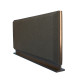 Desktop acoustic screen for office tables Ecosound Trapeze screen 1200 х 600 Graphite Black