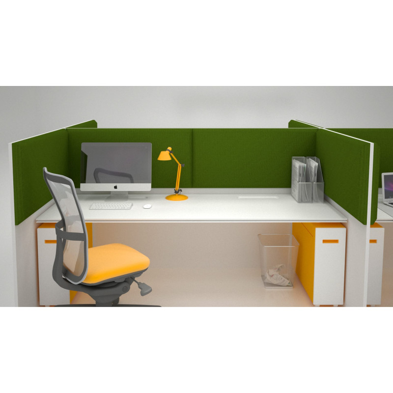 Acoustic screen for office tables Ecosound Quadro Screen Multicolor 100x50 cm 50mm