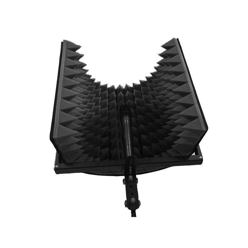 Microphone Isolation Shield Ecosound L 50x50 cm color black