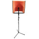 Acoustic shield for microphone Ecosound L 50x50 cm color orange