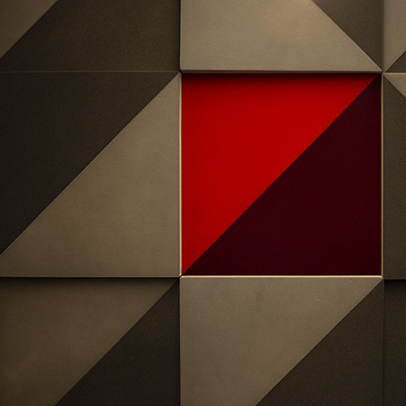 Triangle Acoustic Plate Ecosound Purple 500x500x30mm 