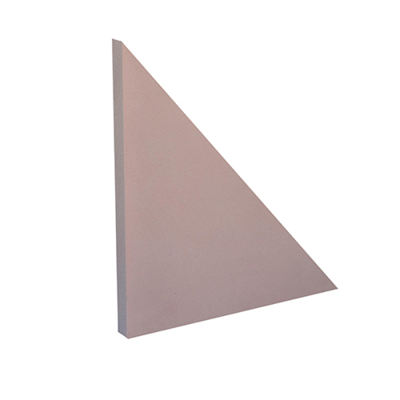 Triangle Acoustic Plate Ecosound Rose 500x500x30mm color pink