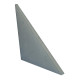 Triangle Acoustic Plate Ecosound Gray 500x500x30mm color grey