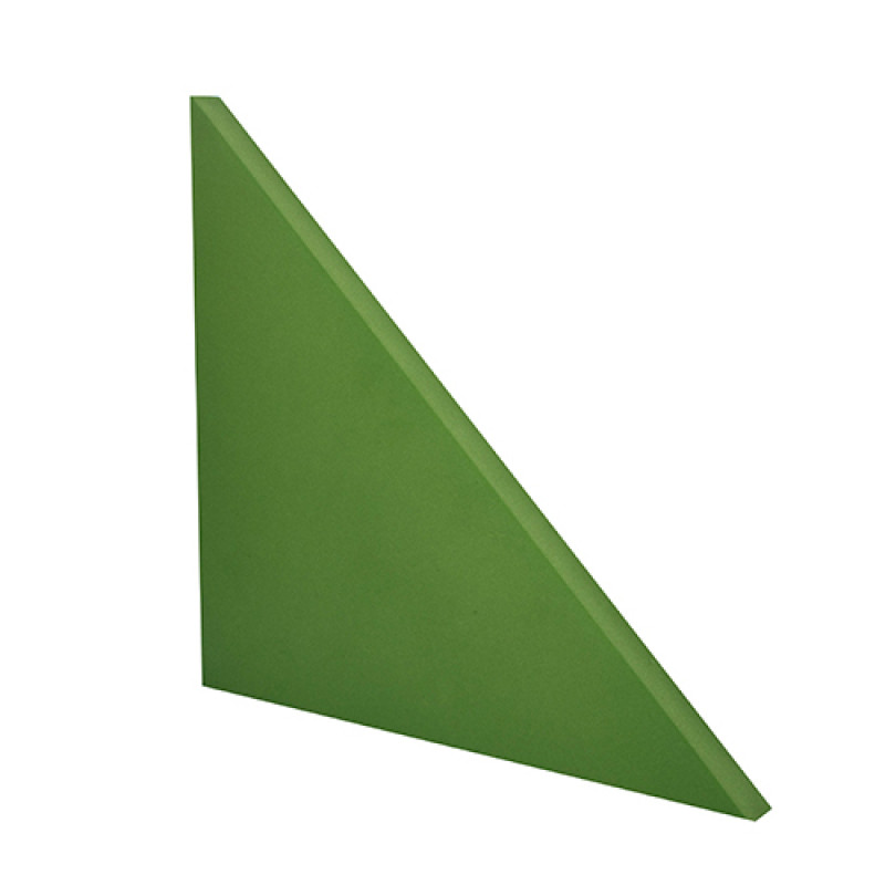 Acoustic plate triangle Ecosound Pistacho 500x500x30mm color green