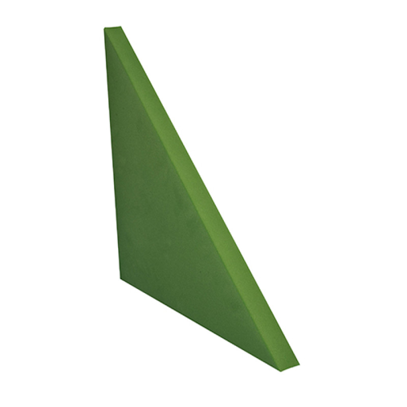 Acoustic plate triangle Ecosound Pistacho 500x500x30mm color green