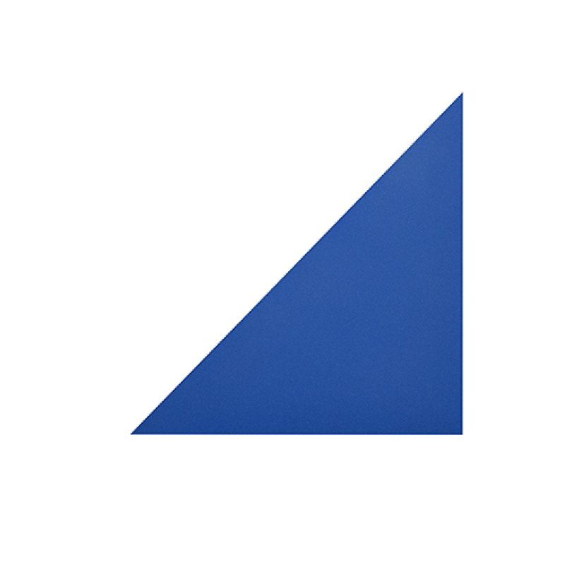 Acoustic plate triangle Ecosound Acqua 500x500x30mm color blue